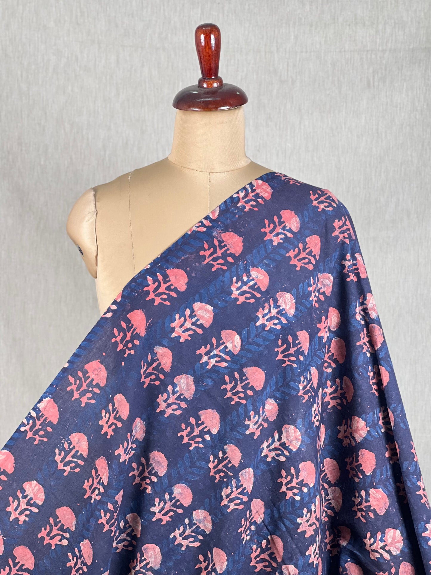 Bagru Hand-Printed Cambric Cotton Fabrics