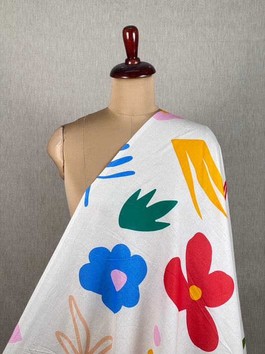 Digital Printed Cambric Cotton Fabric