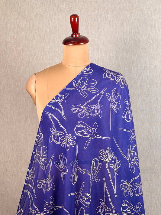 Digital Printed Mulmul Cotton  Fabric