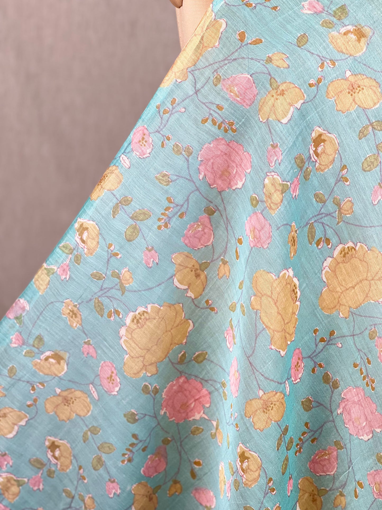 Printed Chanderi Fabric