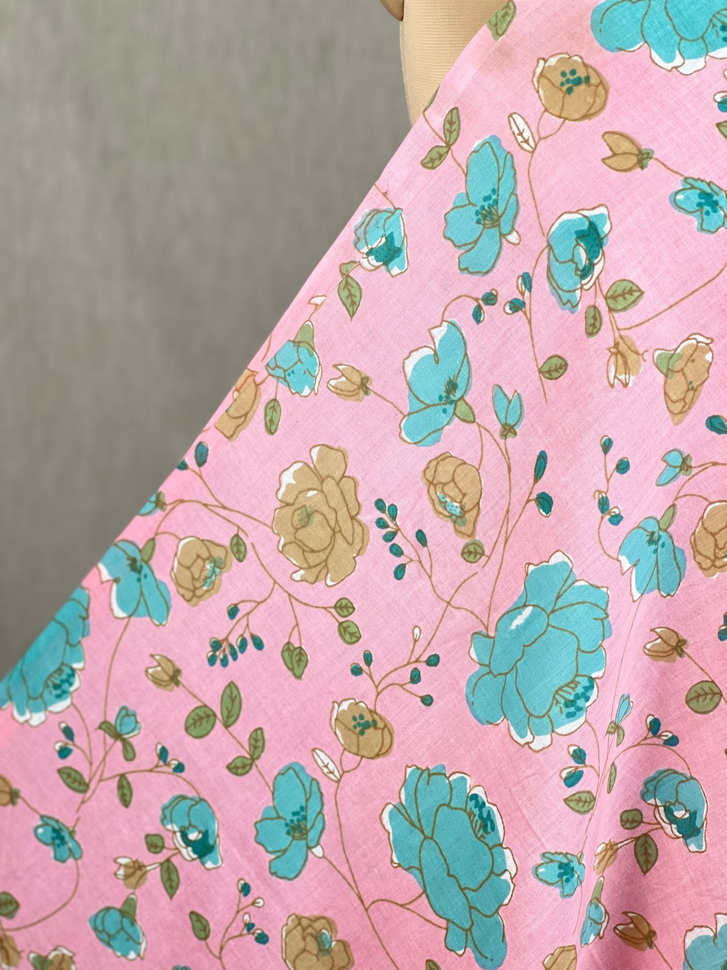 Printed Mulmul Cotton  Fabric