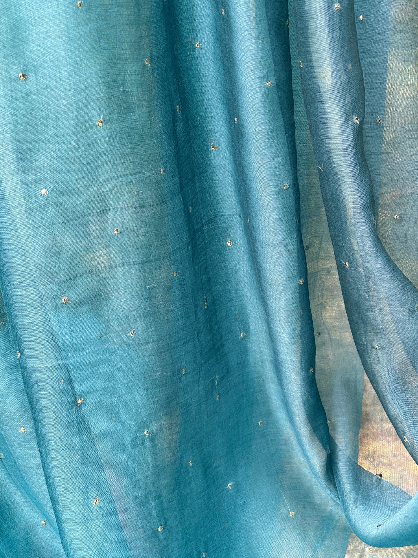 Embroidered 4D Banarasi Silk Chanderi Fabrics