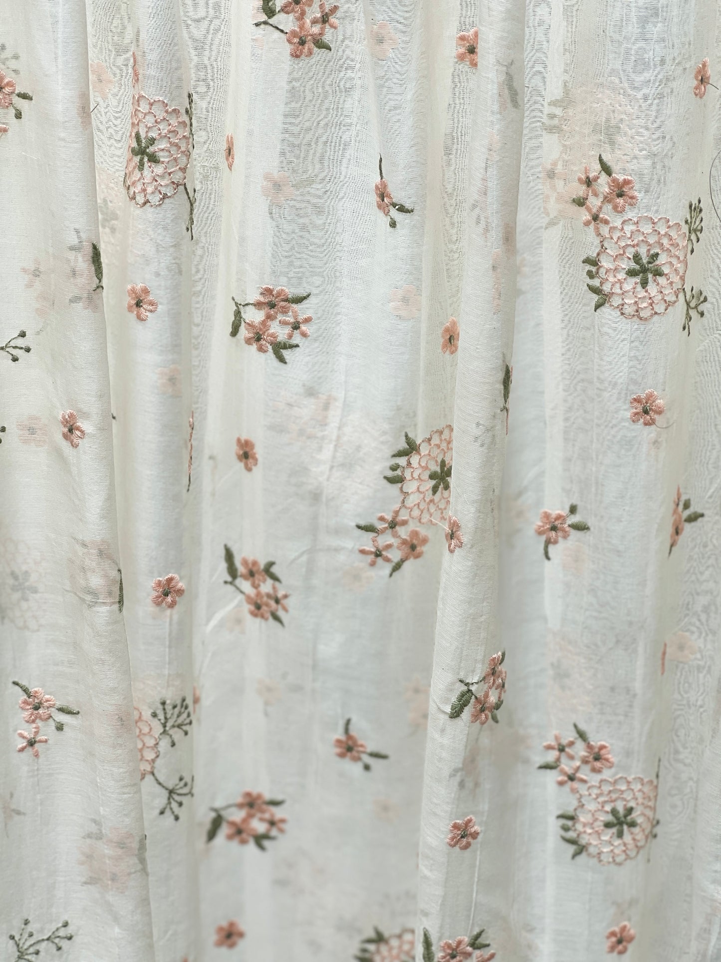 Embroidered 40 gm Banarasi Chanderi Fabric