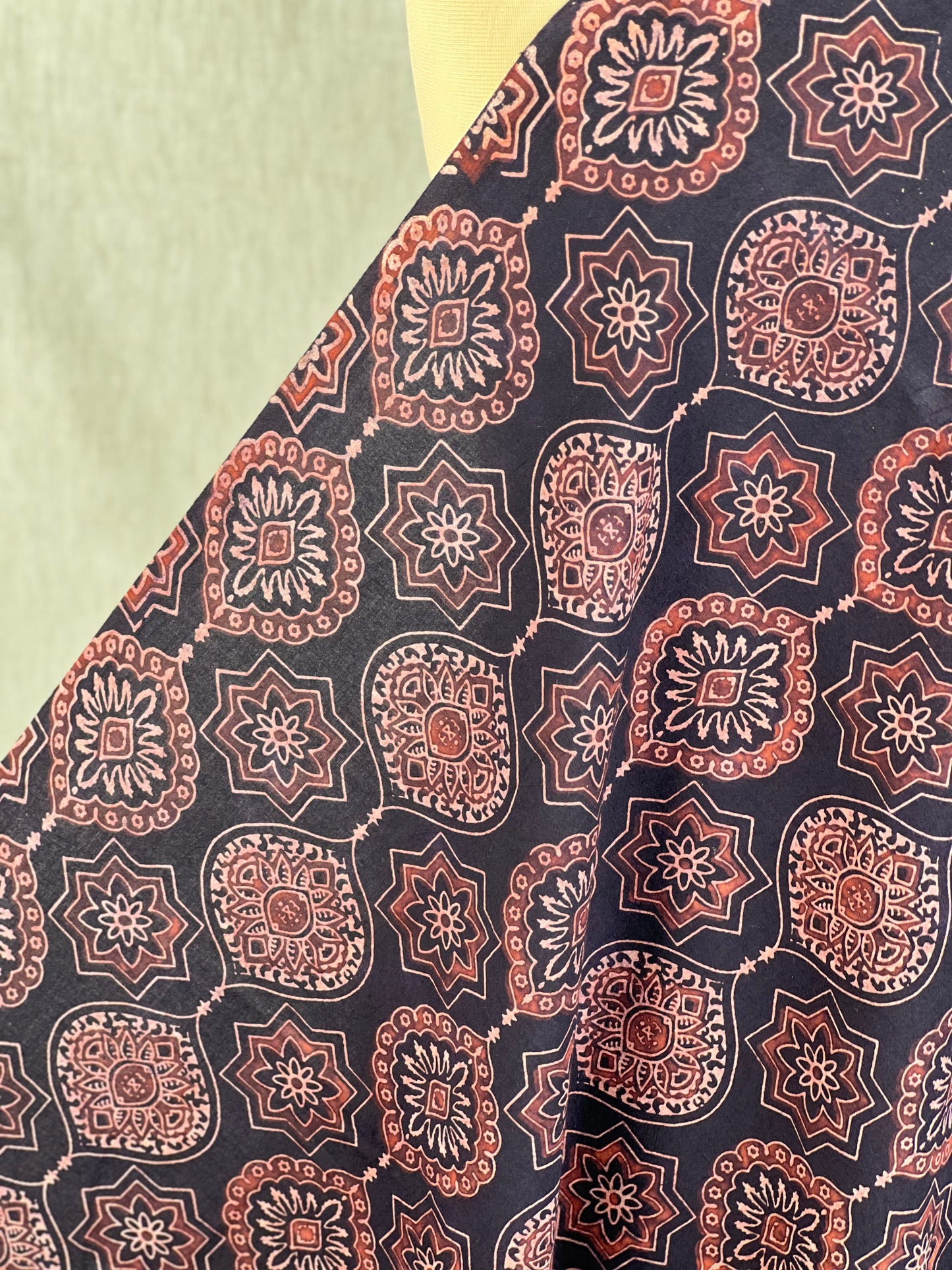 Ajrak Printed Modal  Fabric