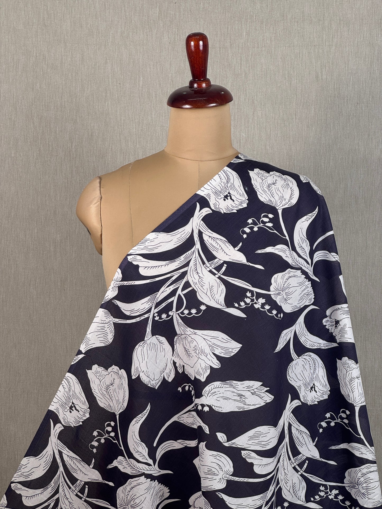 Printed Mulmul Cotton  Fabric