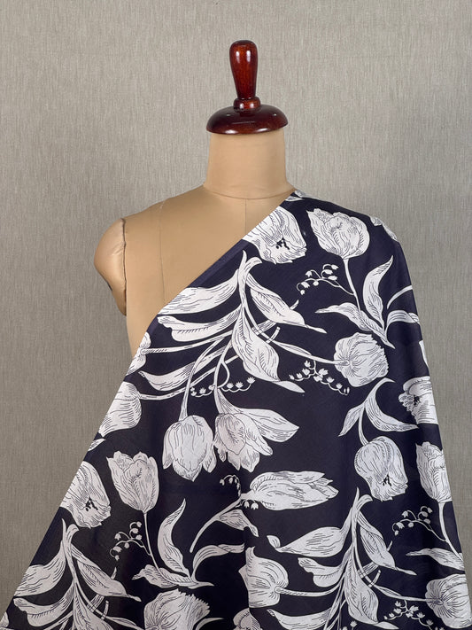Printed Mulmul Cotton  Fabric