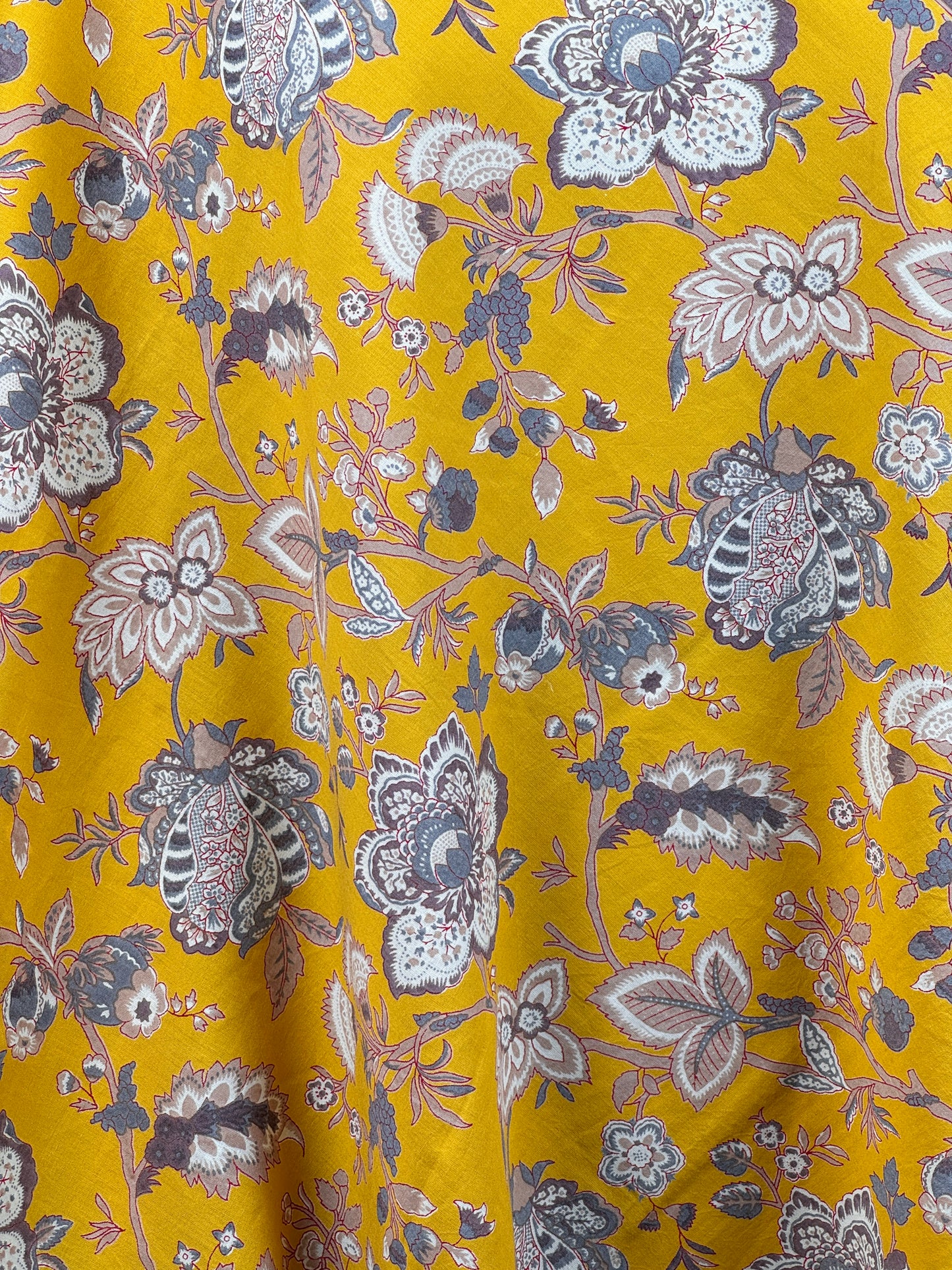 Discharge Printed Cotton Fabric