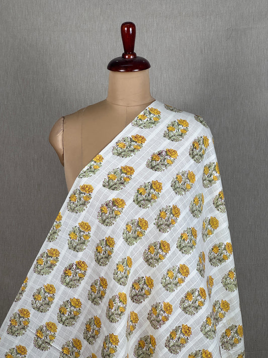 Block Printed Cotton Fabric