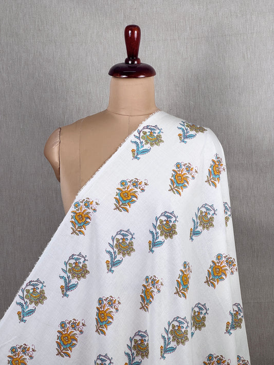 Printed Muslin Fabric