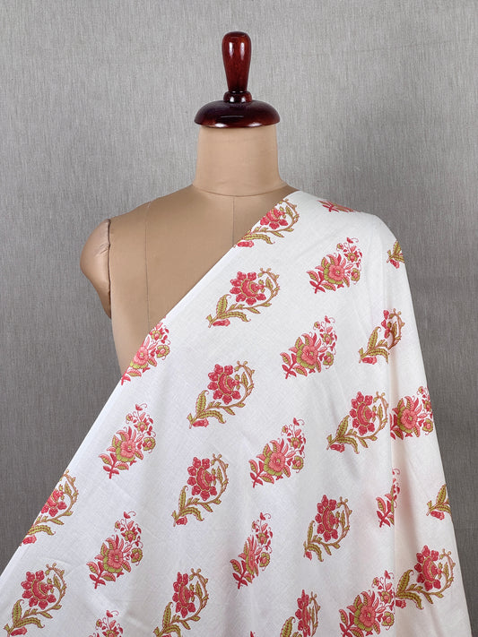 Printed Cambric Cotton  Fabric