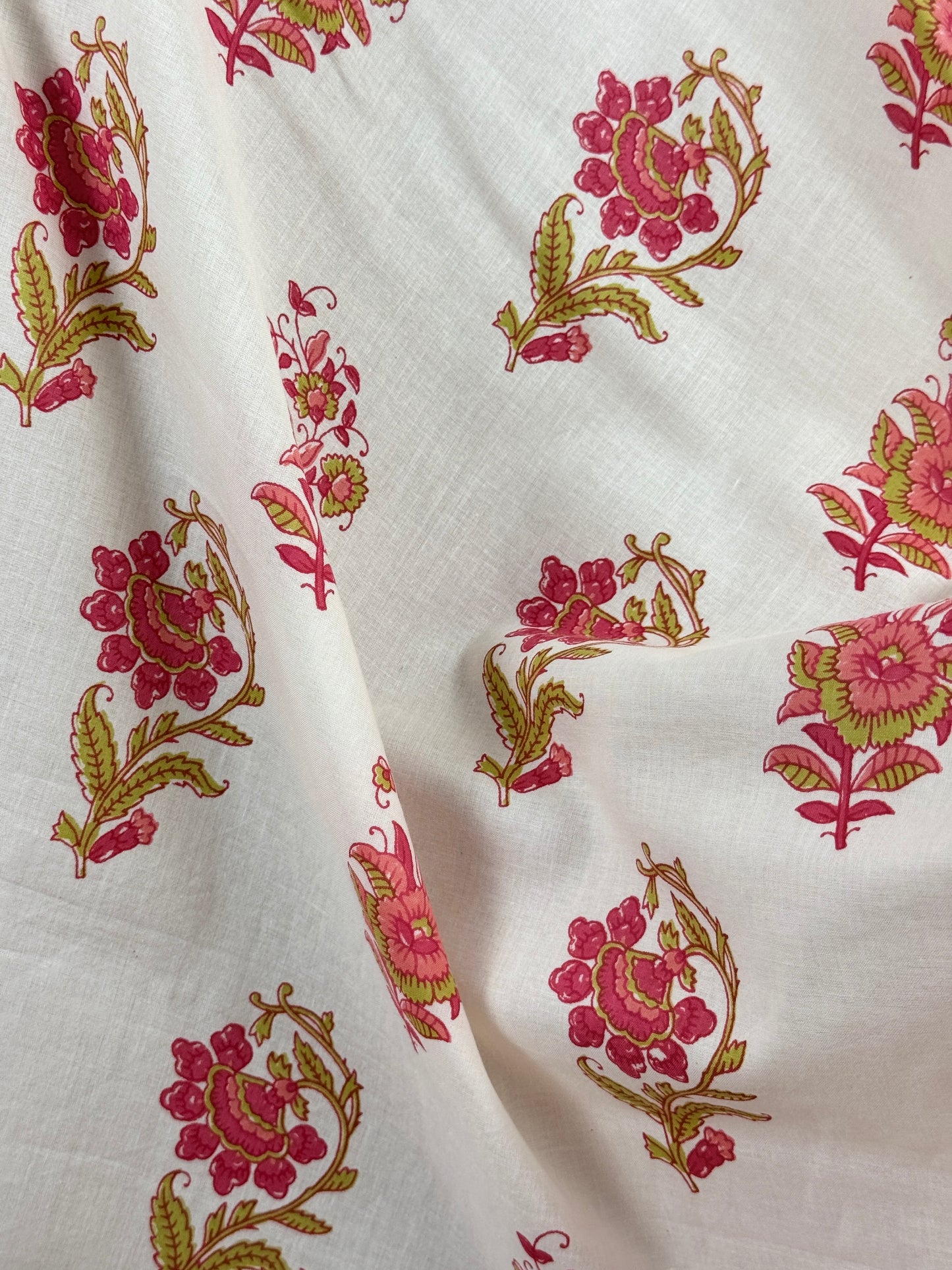 Printed Cambric Cotton  Fabric