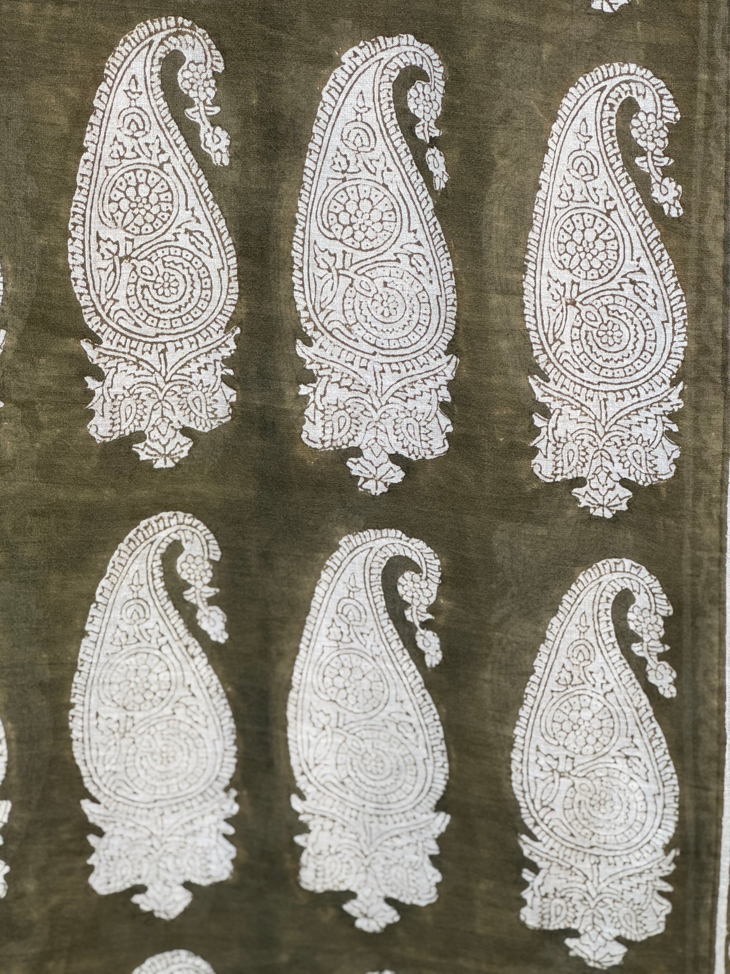 Block Printed Mulmul Cotton Dupatta