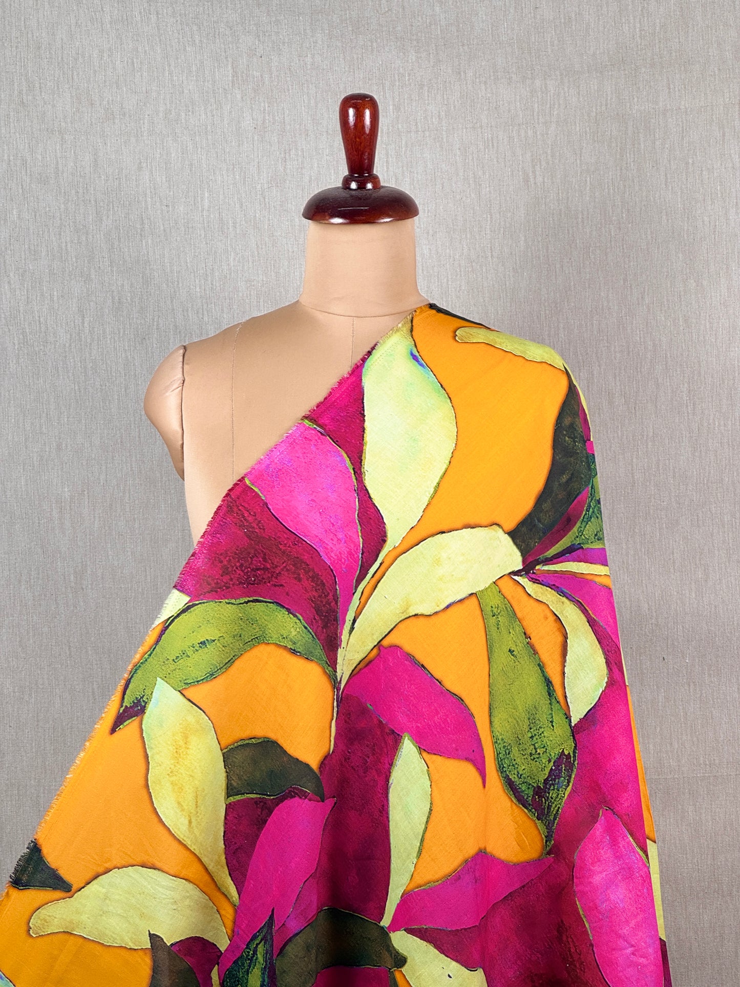Digital Printed Mulmul Cotton  Fabric