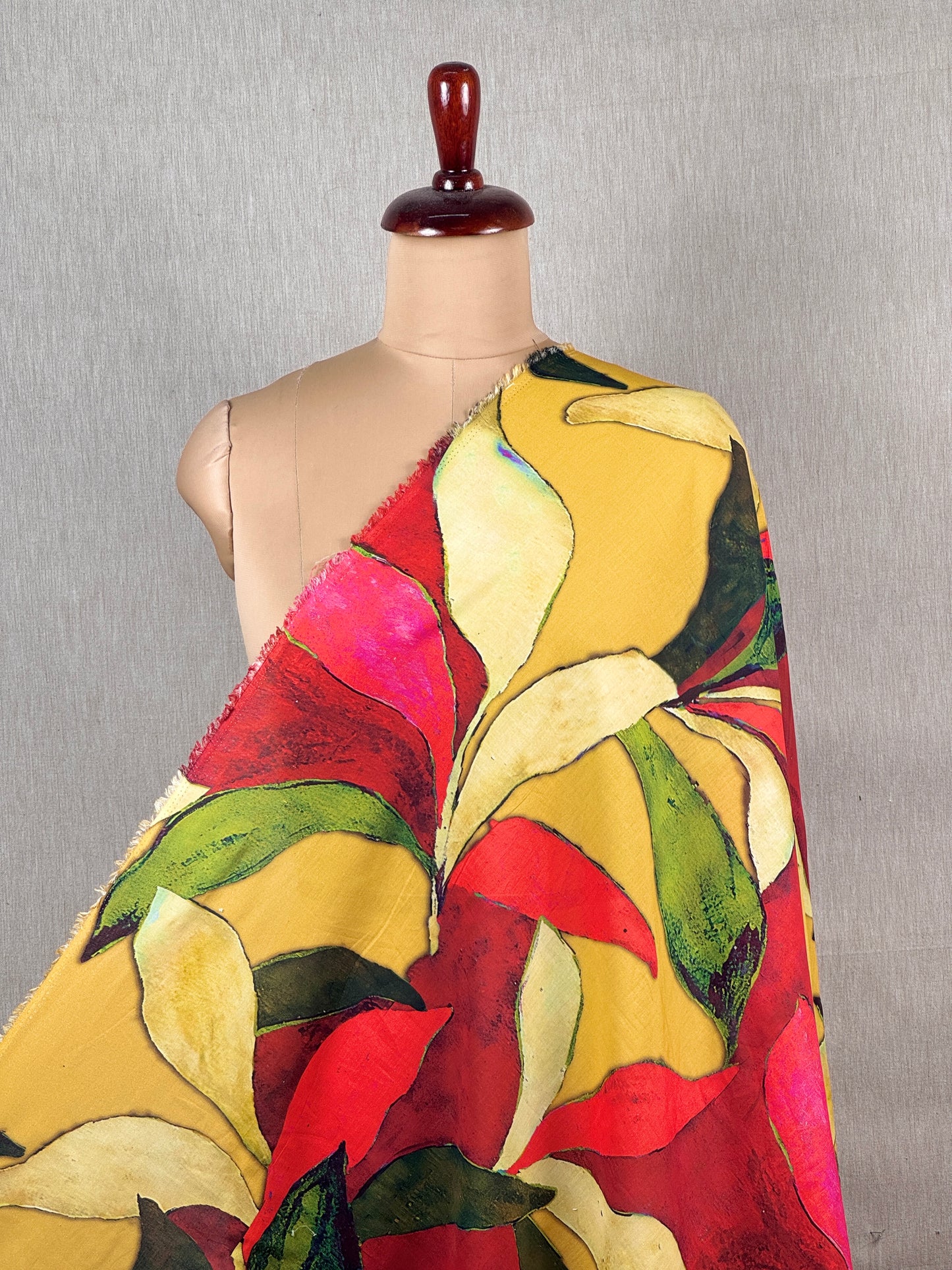 Digital Printed Mulmul Cotton  Fabric