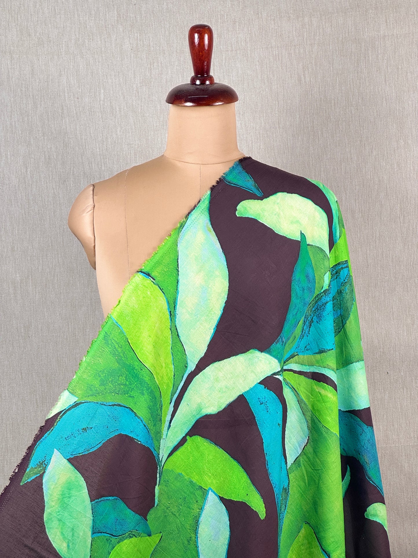 Digital Printed Mulmul Cotton  Fabric