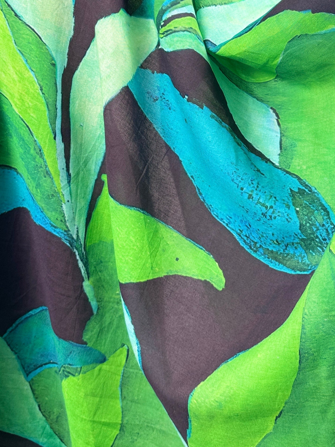 Digital Printed Mulmul Cotton  Fabric