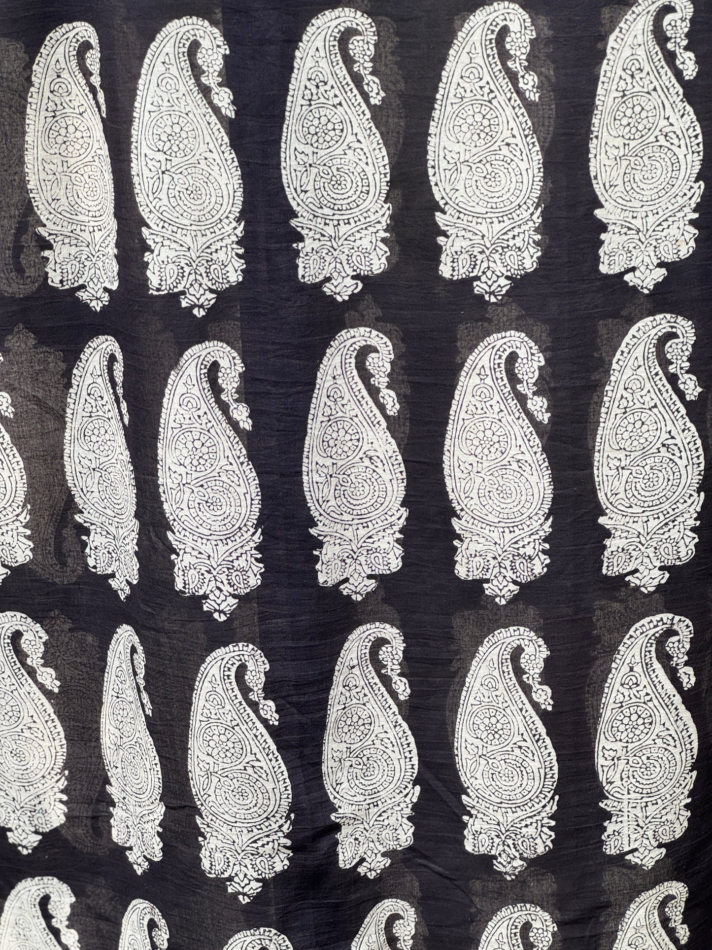 Block Printed Mulmul Cotton Dupatta