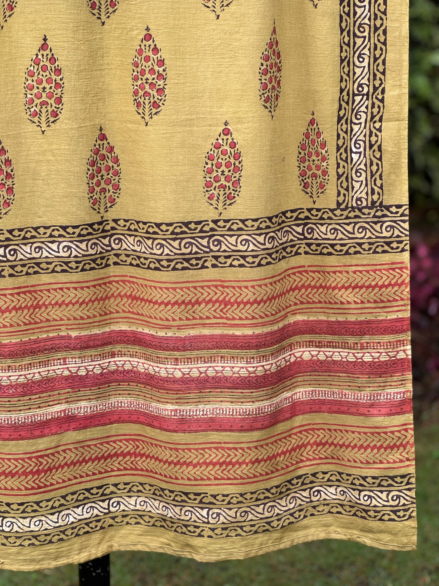 Block Printed Mulmul Cotton Dupatta