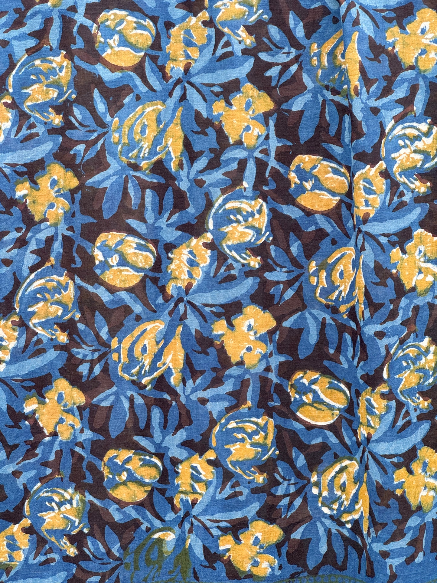 Block Printed Mulmul Cotton Dupatta