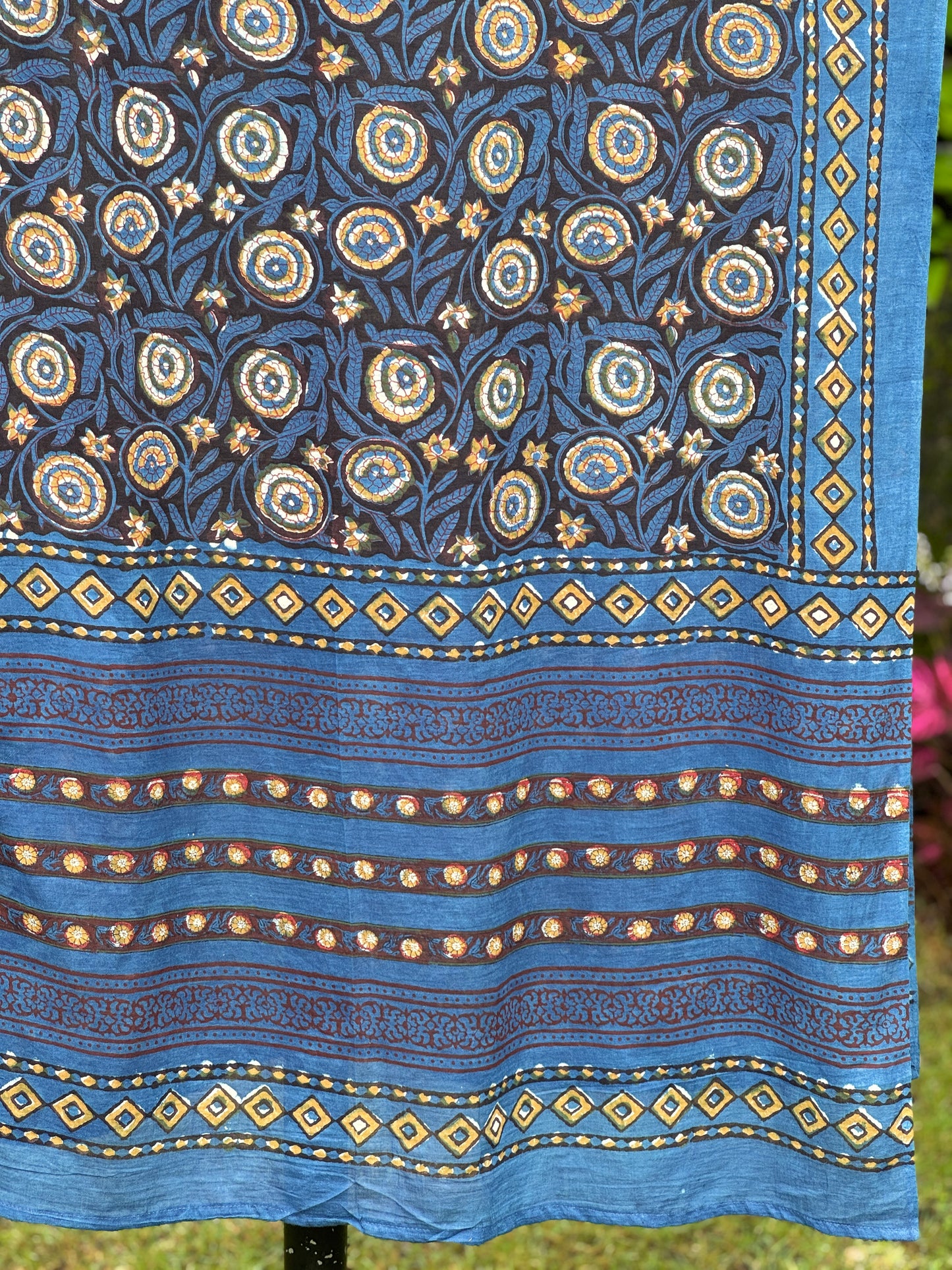 Block Printed Mulmul Cotton Dupatta