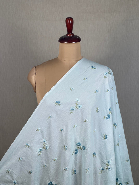 Embroidered Kora Cotton Fabric