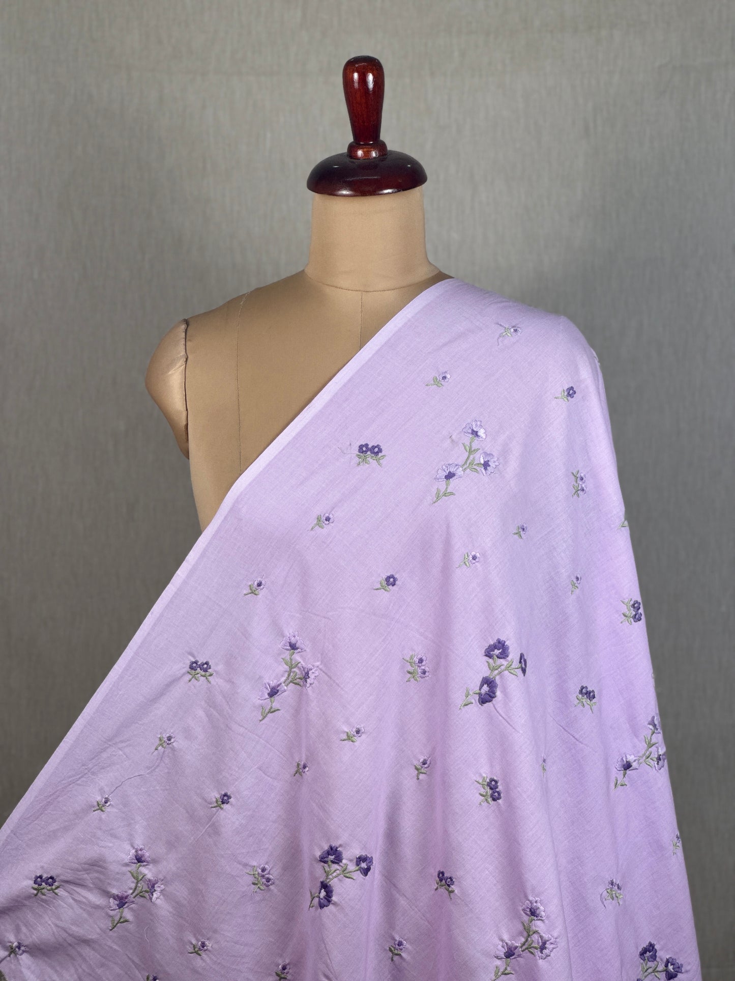 Embroidered Kora Cotton Fabric