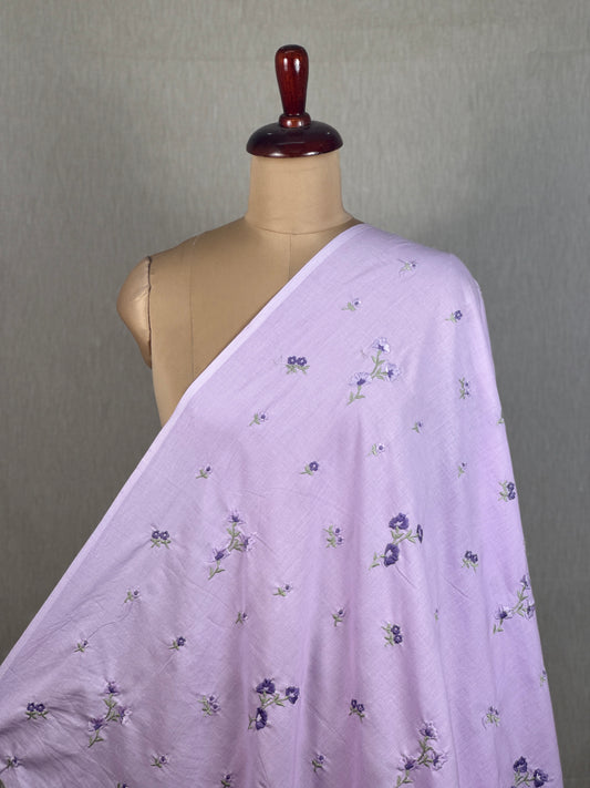 Embroidered Kora Cotton Fabric