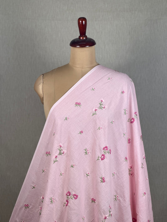 Embroidered Kora Cotton Fabric