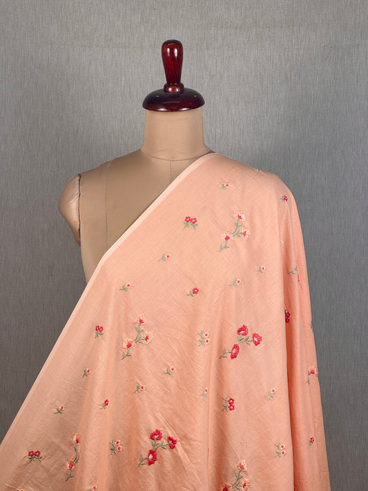 Embroidered Kora Cotton Fabric