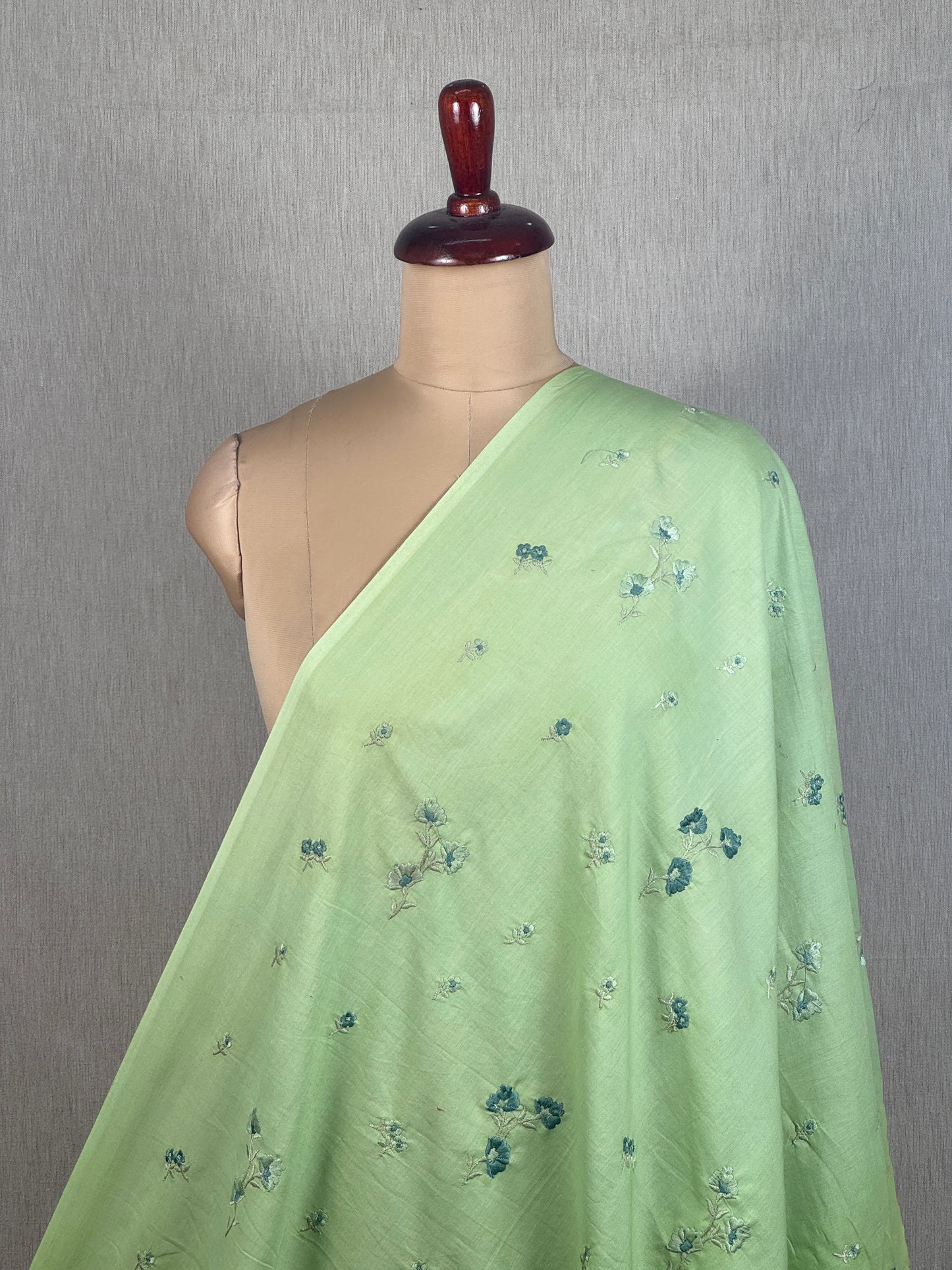 Embroidered Kora Cotton Fabric