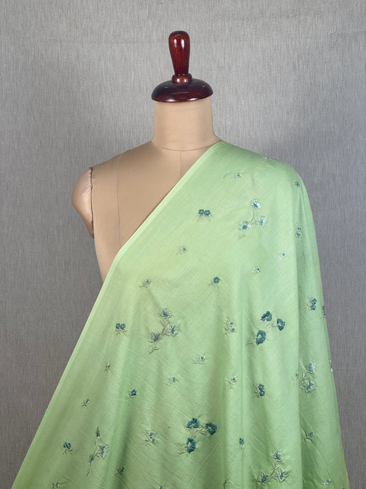 Embroidered Kora Cotton Fabric