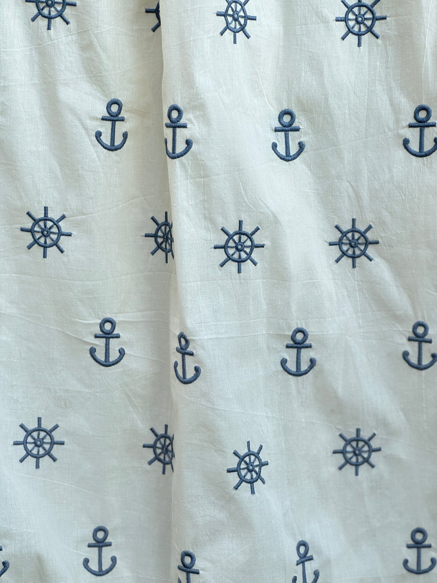 Embroidered Kora Cotton Fabric