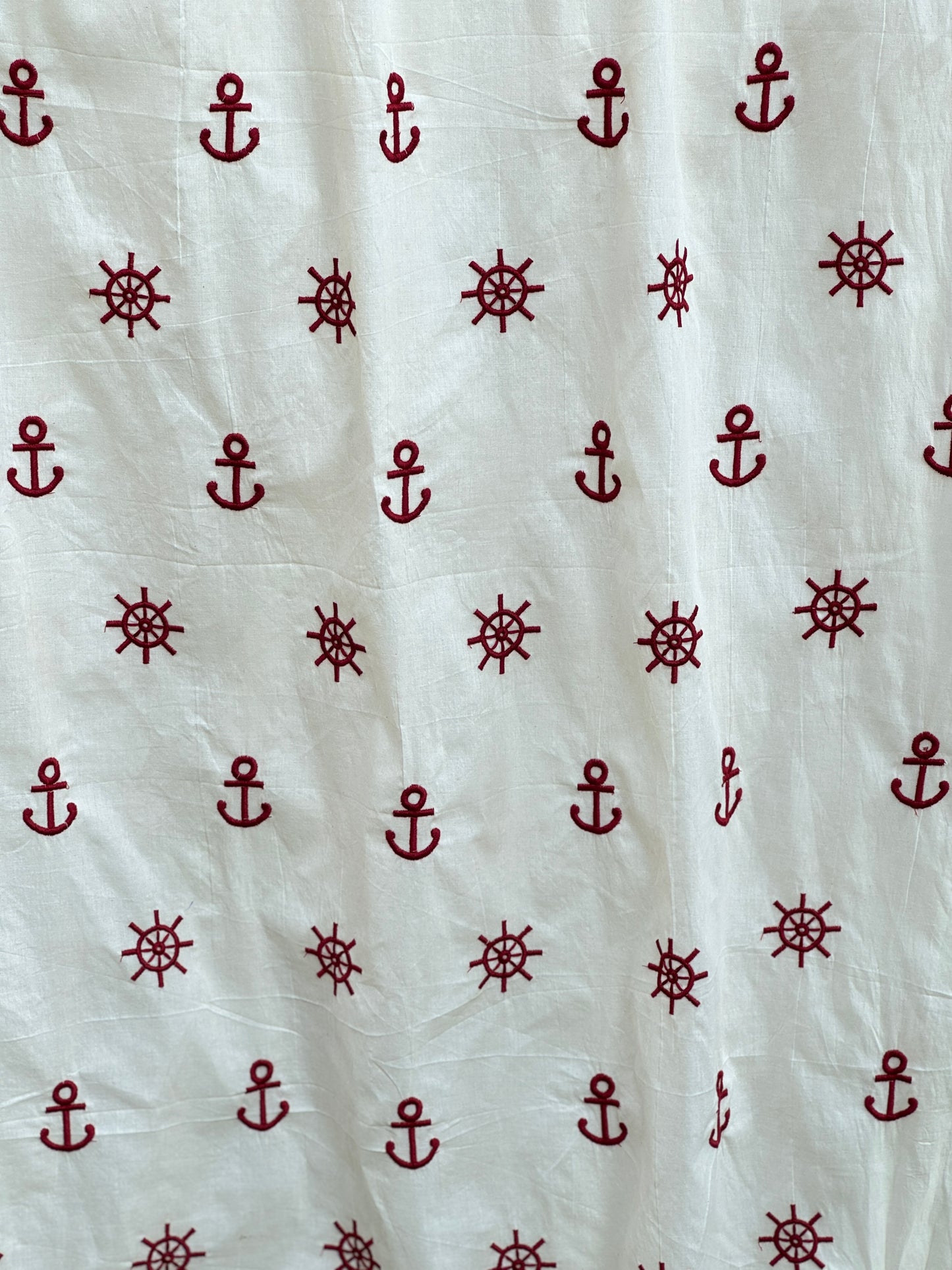 Embroidered Kora Cotton Fabric