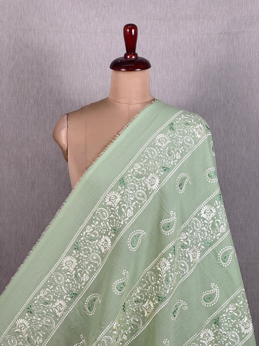 Embroidered Voile Cotton Fabric