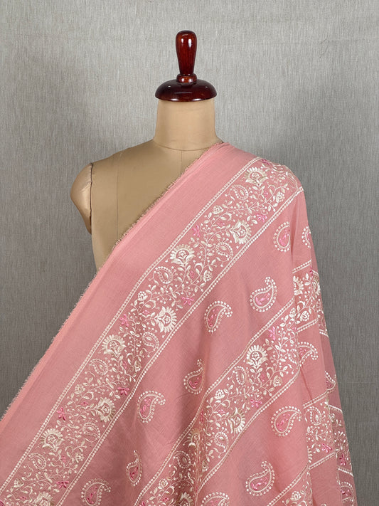 Embroidered Voile Cotton Fabric