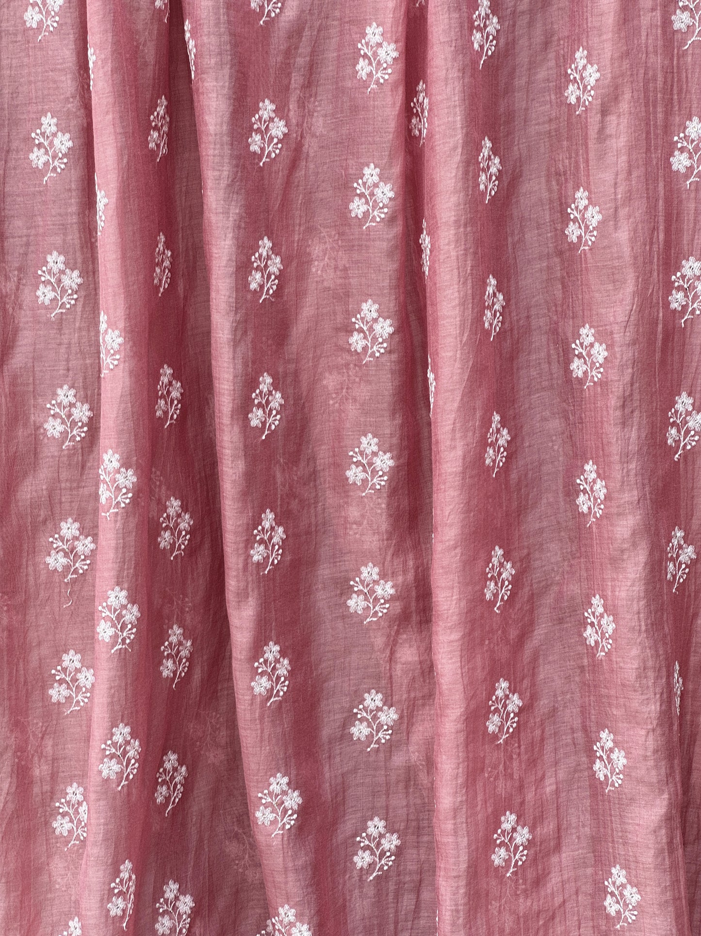 Embroidered 40 gm Banarasi Chanderi Fabric