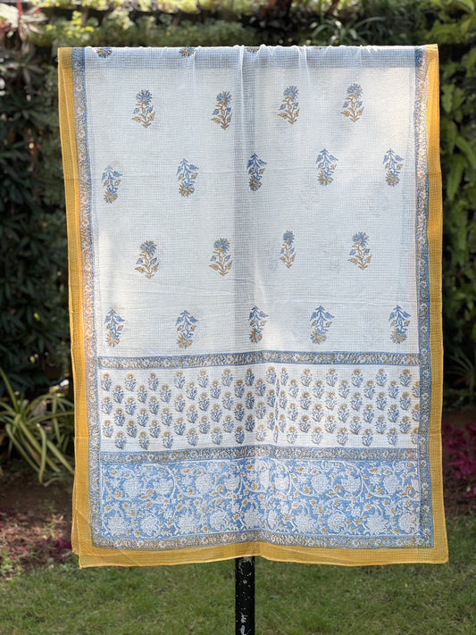 Block Printed Kota Dupatta
