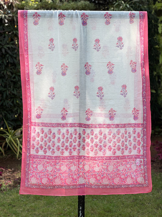 Block Printed Kota Dupatta