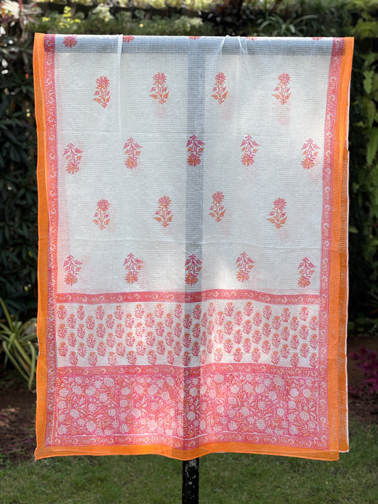 Block Printed Kota Dupatta