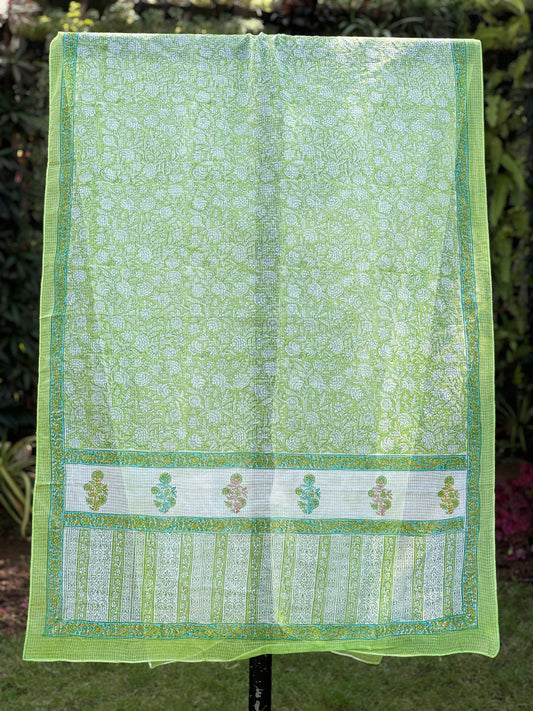 Block Printed Kota Dupatta