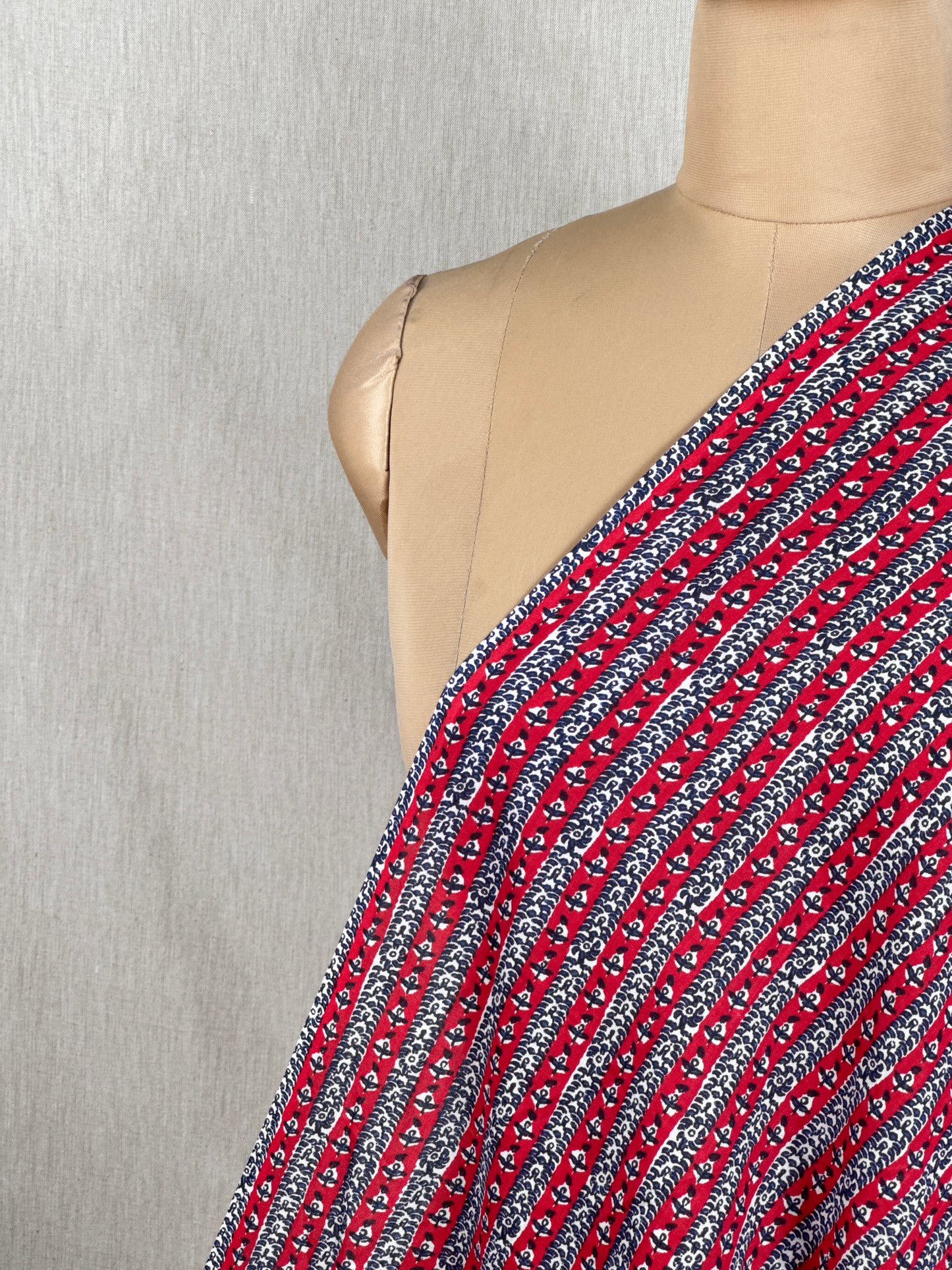 Printed Mulmul Cotton  Fabric