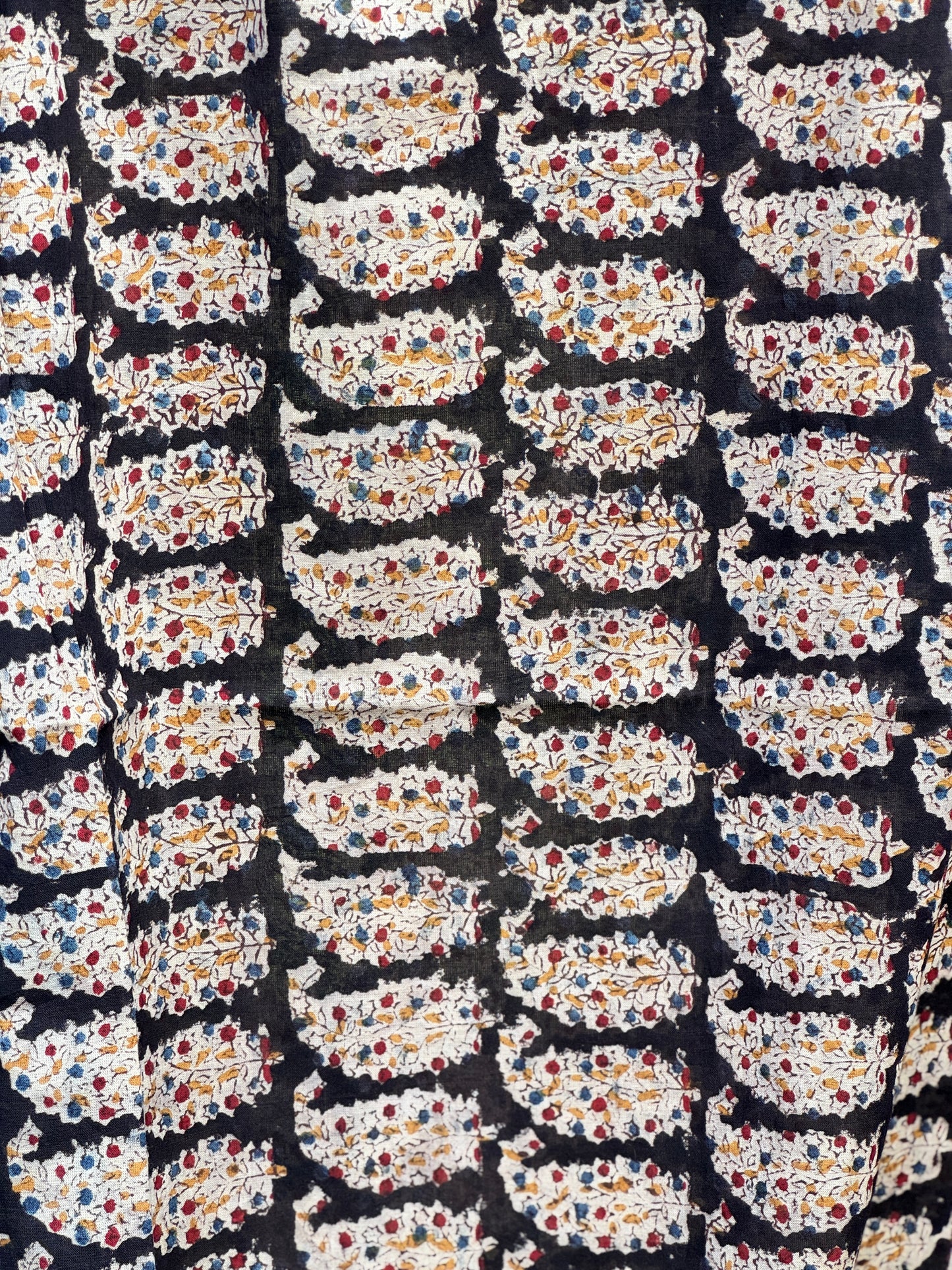 Block Printed Mulmul Cotton Dupatta