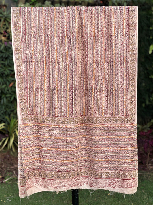 Block Printed Mulmul Cotton Dupatta