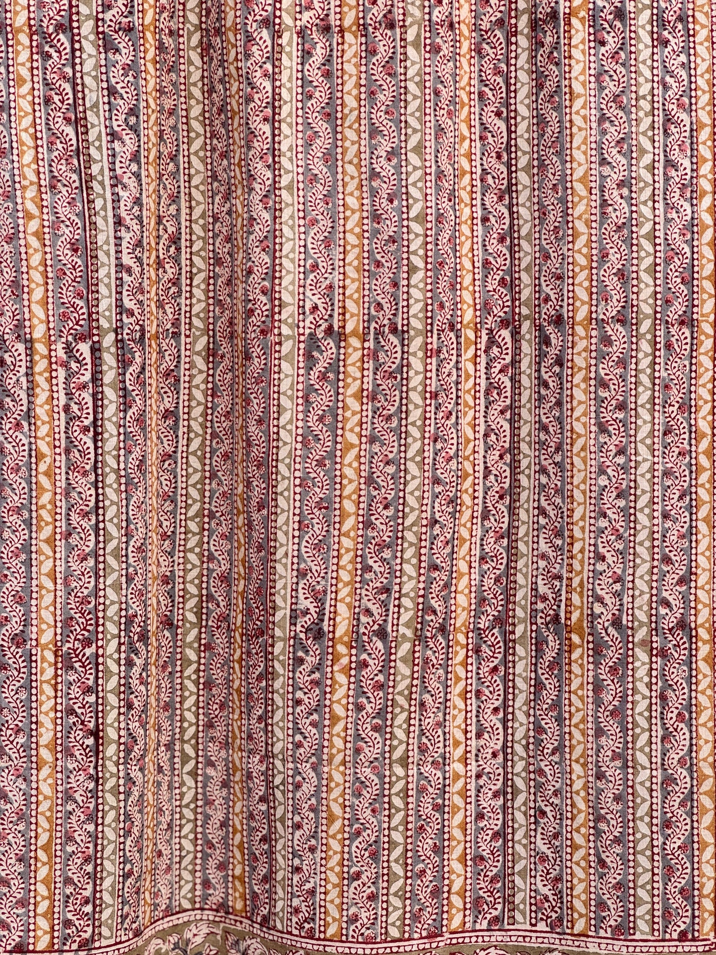 Block Printed Mulmul Cotton Dupatta