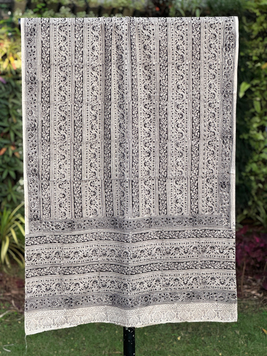 Block Printed Mulmul Cotton Dupatta