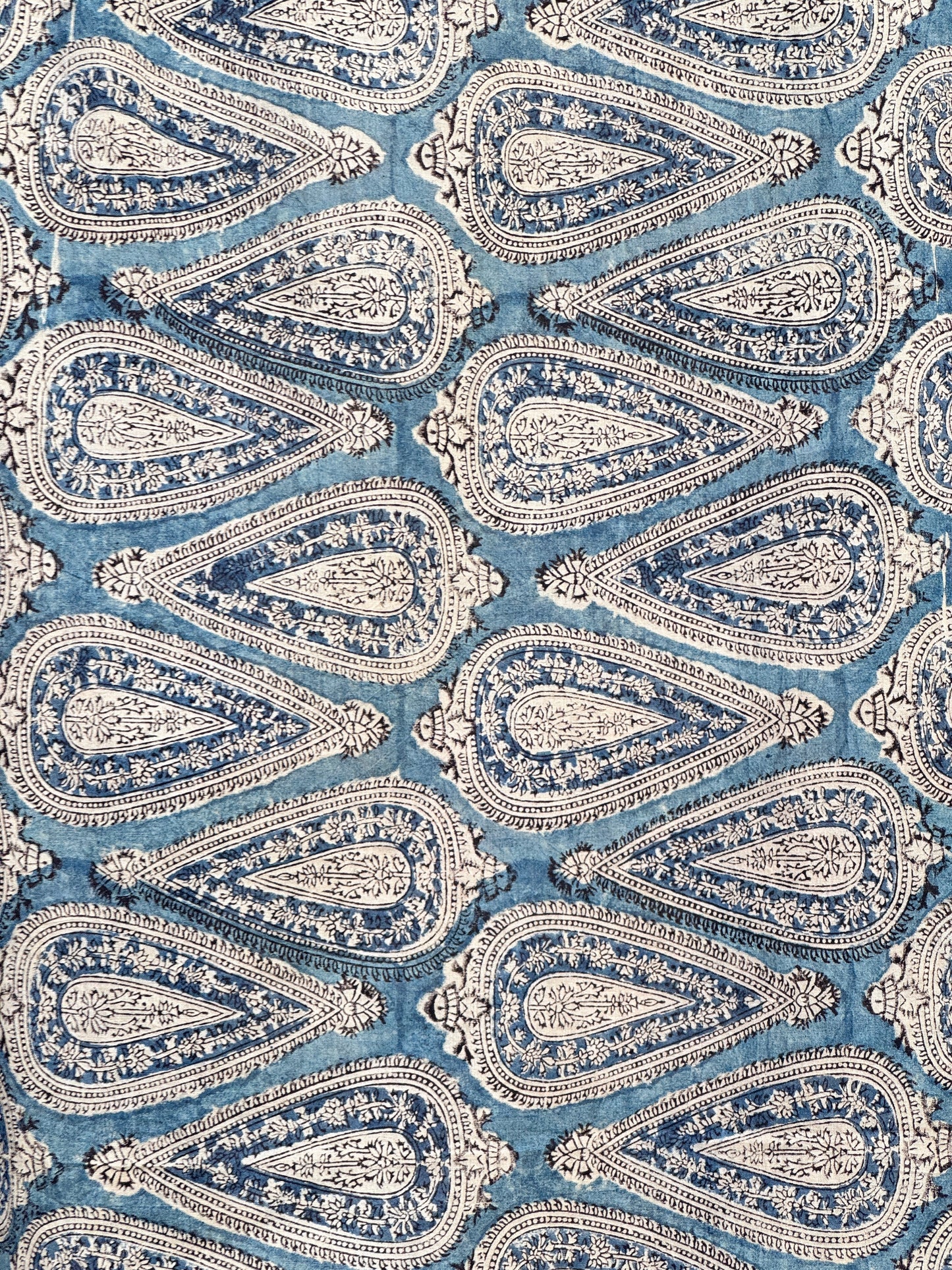 Block Printed Mulmul Cotton Dupatta