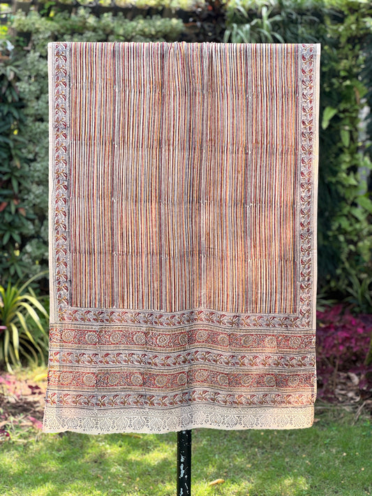 Block Printed Mulmul Cotton Dupatta