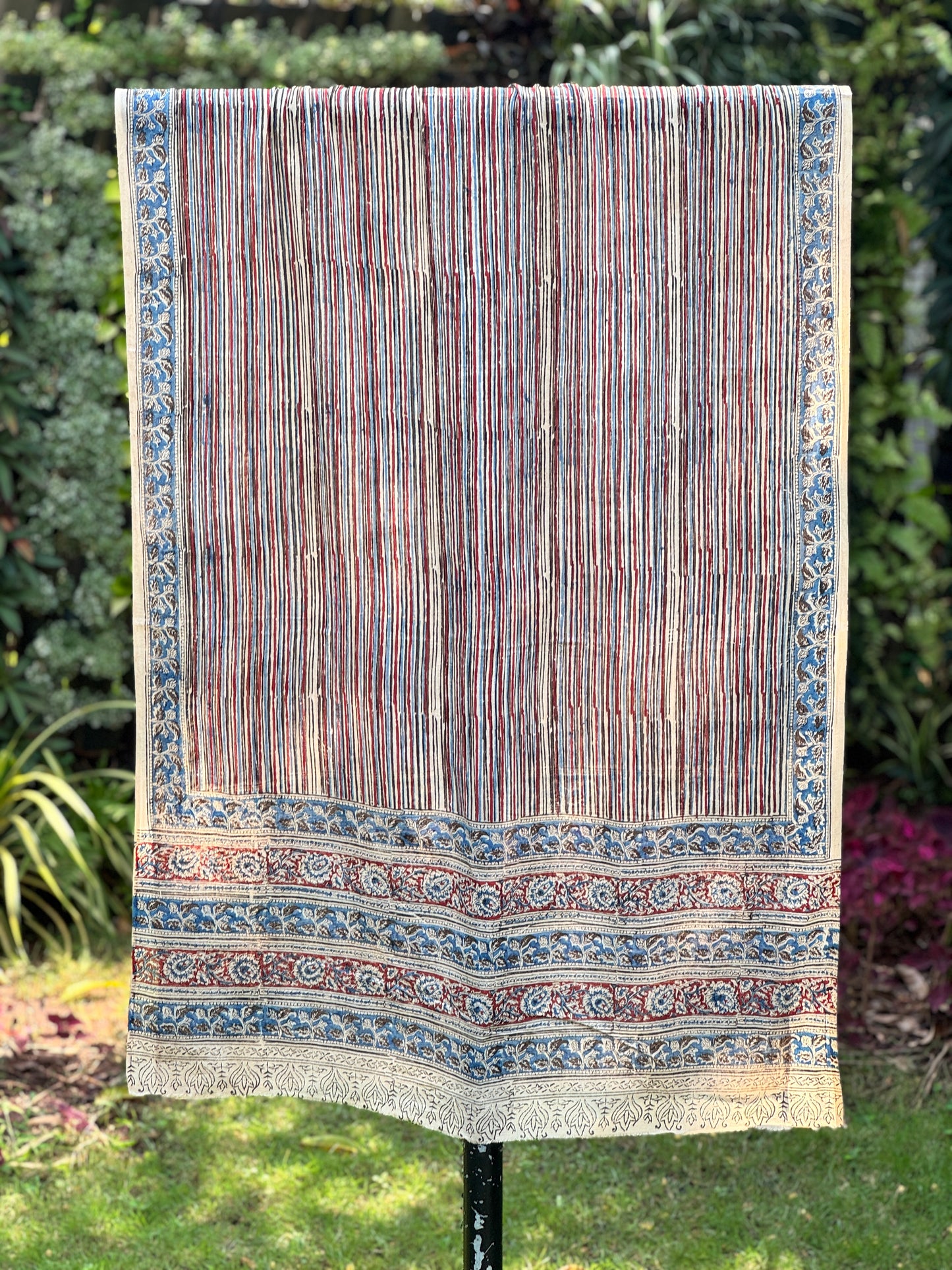 Block Printed Mulmul Cotton Dupatta