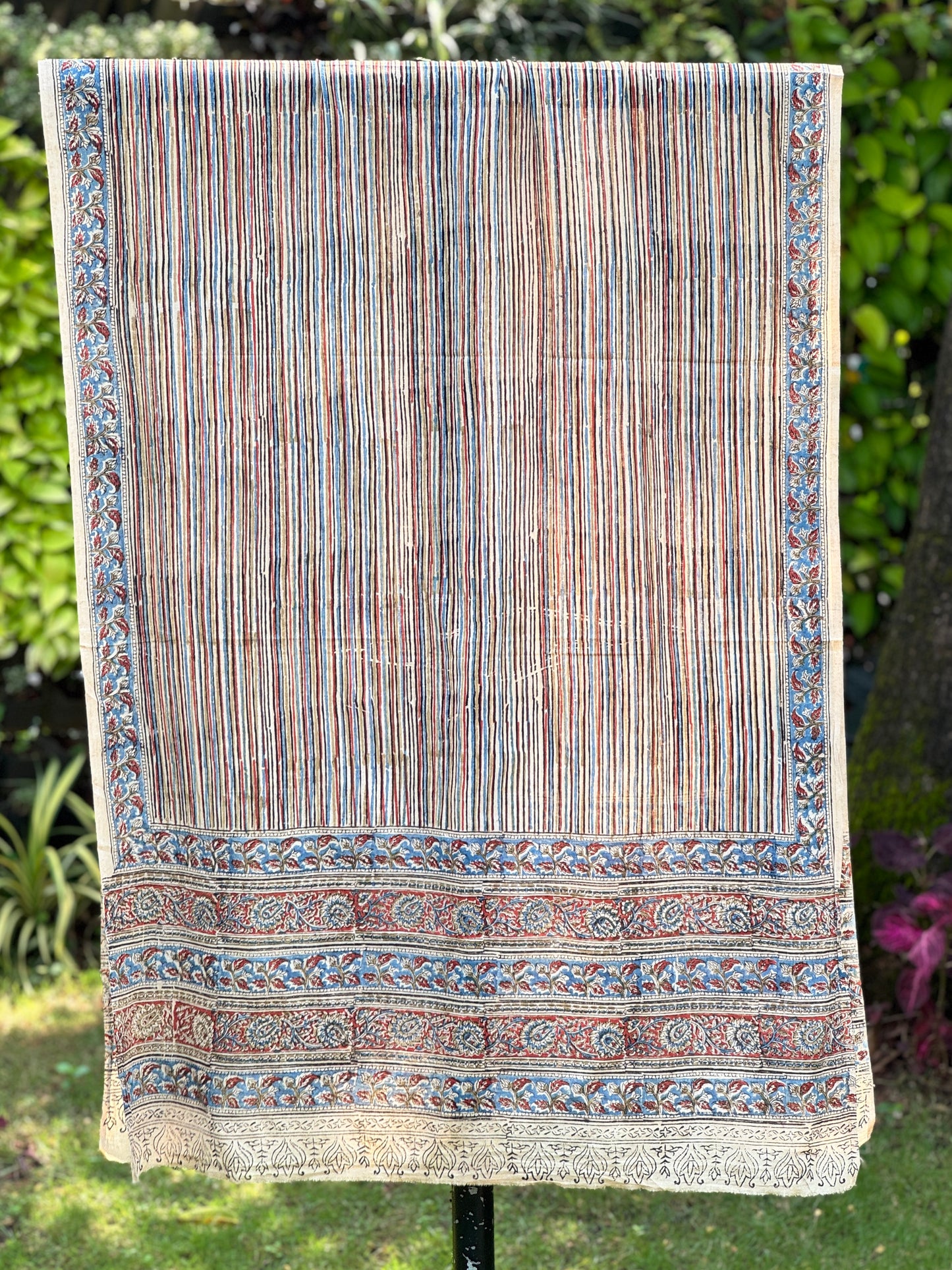 Block Printed Mulmul Cotton Dupatta