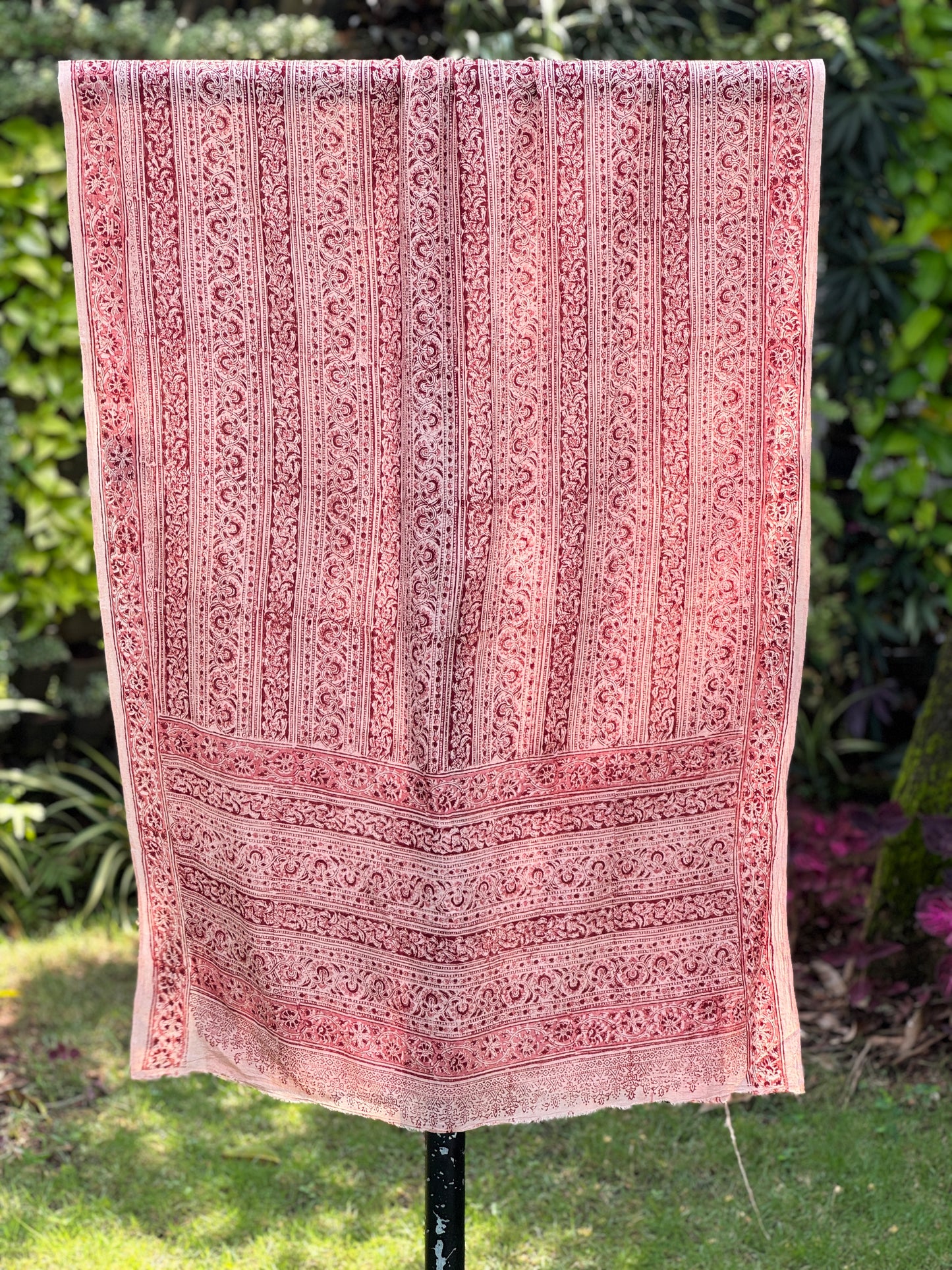 Block Printed Mulmul Cotton Dupatta